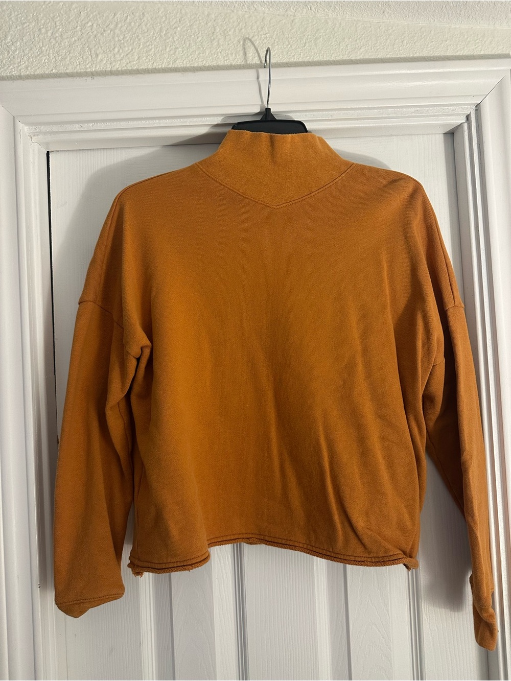 Madewell Mock Neck Sweater - Rust